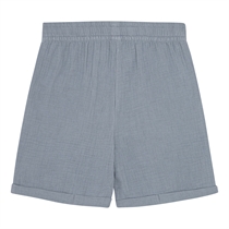BIRKHOLM Muslin Shorts Støvet Blå